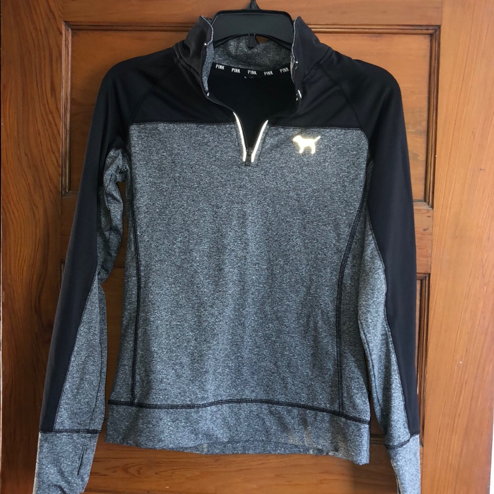 PINK workout quarter zip